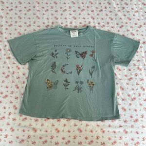 DIRTY LAUNDRY floral boxy crop top